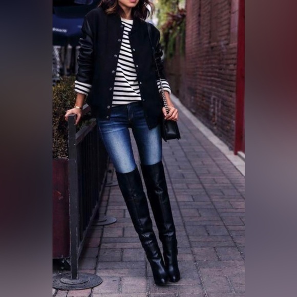 Guess Shoes - Guess Black Leather Boots Size 5